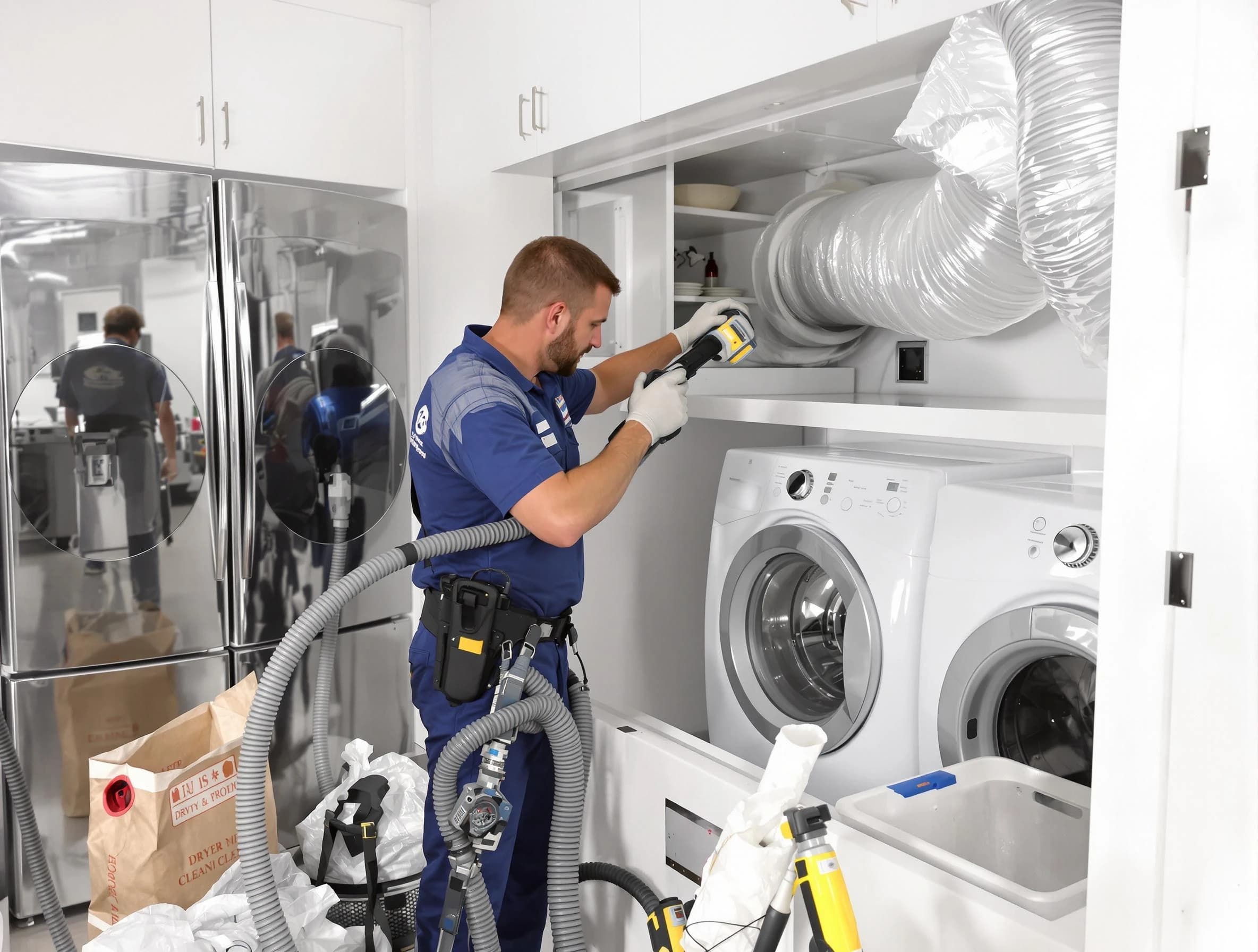 Professional duct cleaning by Fayetteville Dryer Vent Cleaning in Fayetteville