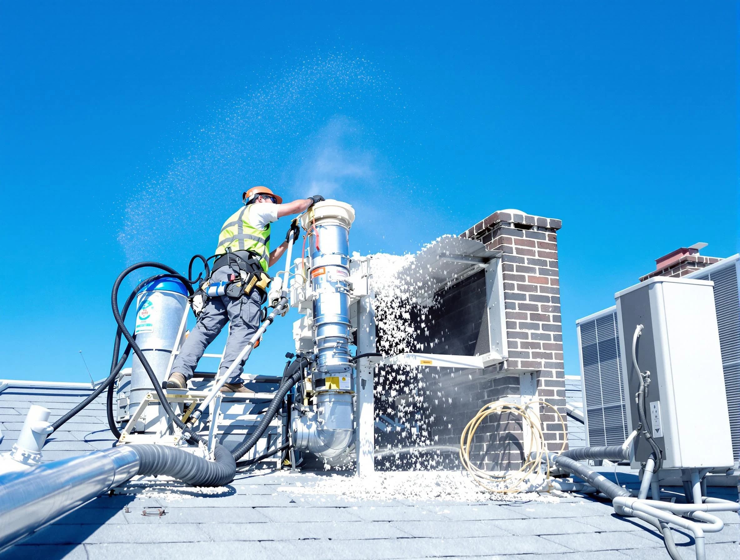 Expert roof dryer vent cleaning by Fayetteville Dryer Vent Cleaning in Fayetteville