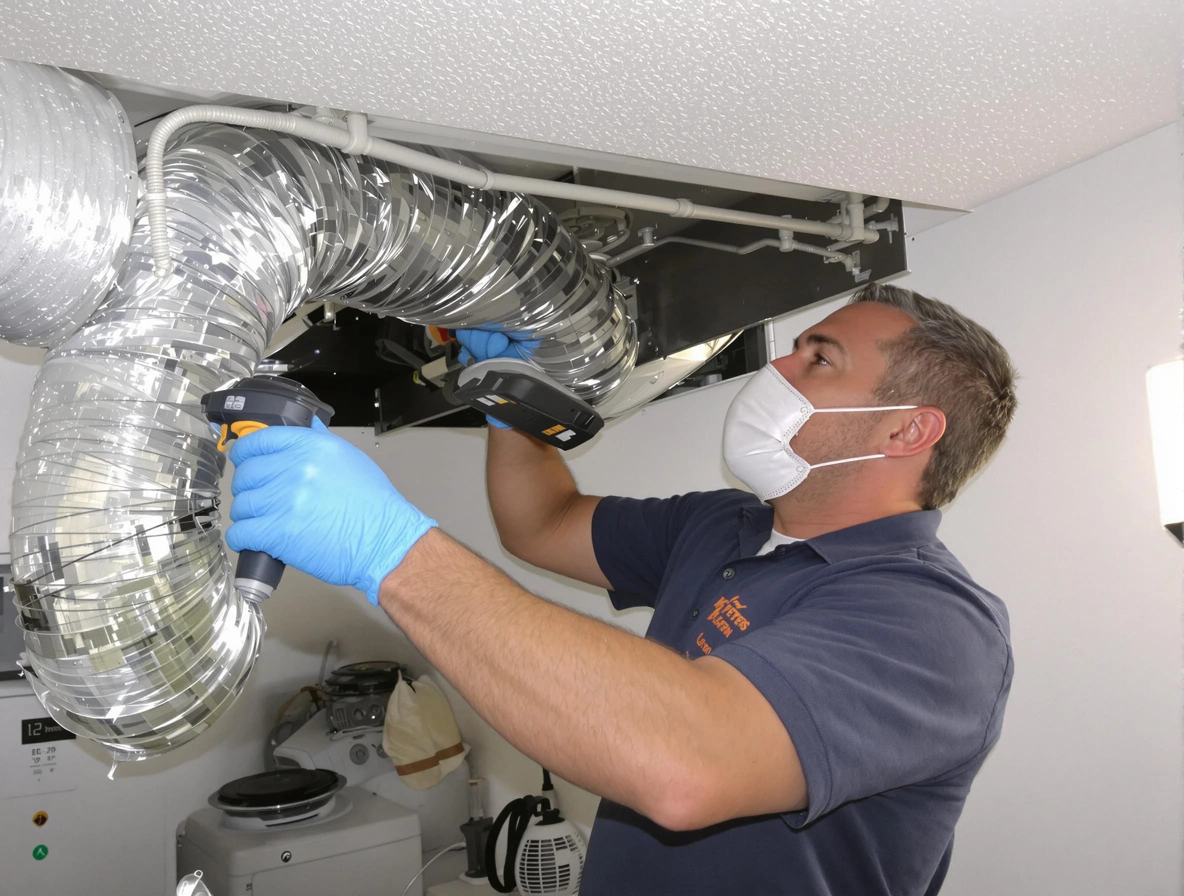 Fayetteville Dryer Vent Cleaning professional performing thorough residential dryer vent cleaning in Fayetteville